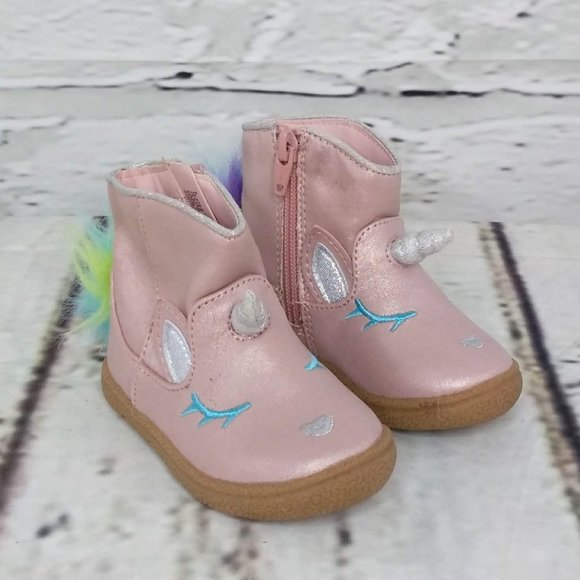 Cat & Jack Other - Cat & Jack Toddler 3-D Unicorn Short Boots
